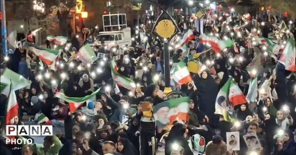 اجتماع عظیم مردمی در لحظات تحویل سال در شهرستان تربت جام