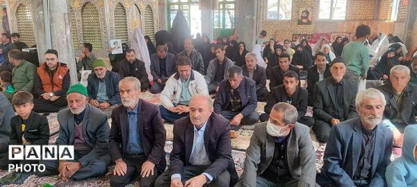 مراسم عزاداری شهادت قائد امت در روستای شیرمرد