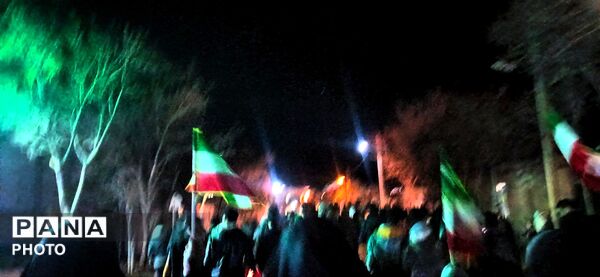 اجتماع و راهپیمایی در روستای همت آباد باخرز