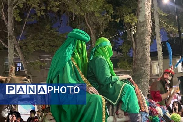 حرکت نمادین کاروان اسرای کربلا در دماوند