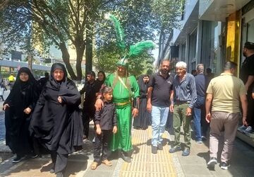 حرکت کاروان جاماندگان اربعین به سمت حرم امام رضا (ع) در مشهد