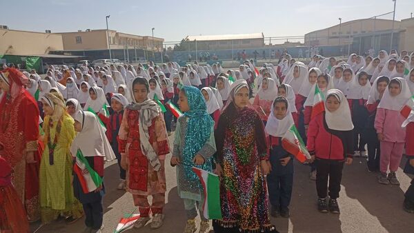 افتتاحیه طرح «ایرانمون» در دبستان سید کاظم حسینی