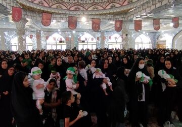 همایش شیرخوارگان حسینی در ۱۶ نقطه از شهرستان نایین