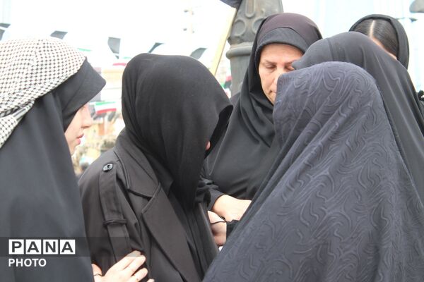 تشییع شهید جنگ رمضان امیررضا قدرتی