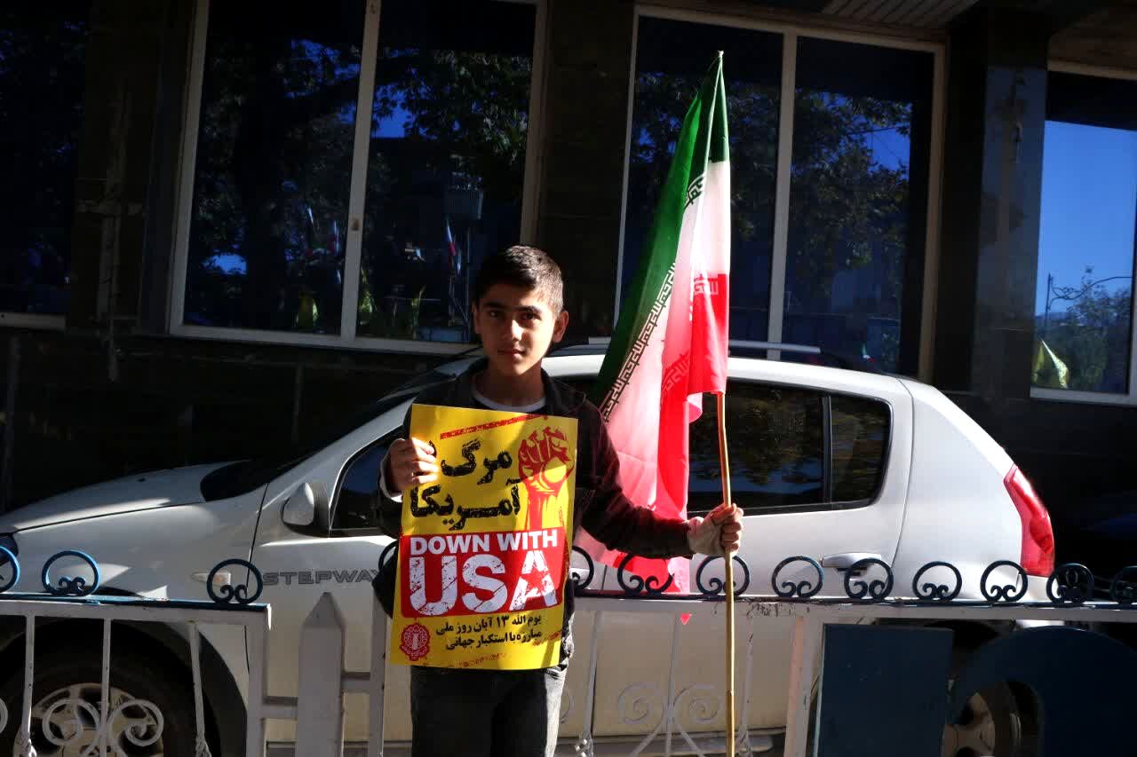 خروش دانش‌آموزان گرگانی در روز حماسه و بصیرت