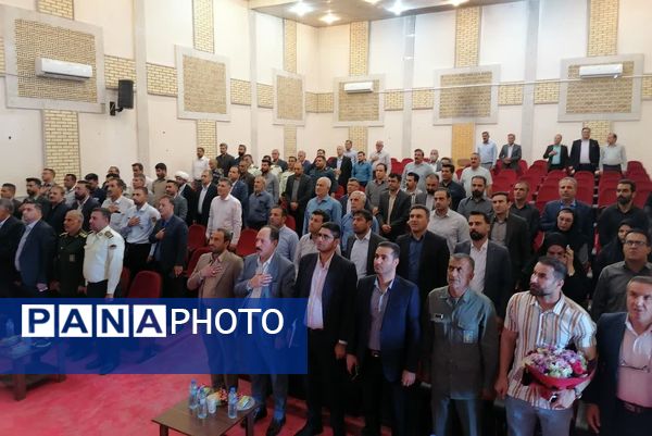 آیین تکریم و معارفه رئیس شعبه اول دادگاه عمومی و رئیس حوزه قضایی شهرستان بیضا 