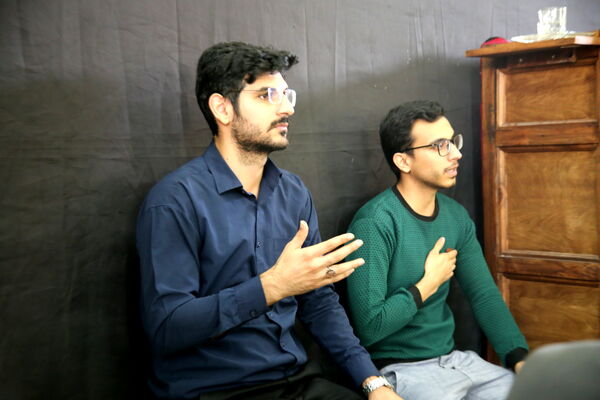 مراسم عزاداری ایام فاطمیه توسط دانش‌آموزان تنگستانی