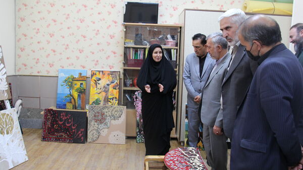 بازدید از کارگاه های کارآموزی- کارورزی در هنرستان بصیرت