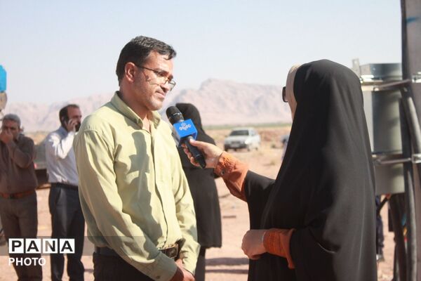  افتتاح طرح آبرسانی روستای هوتک