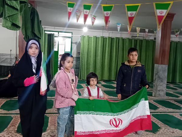 مراسم جشن دهه فجر در مسجد پنج تن آل عبا