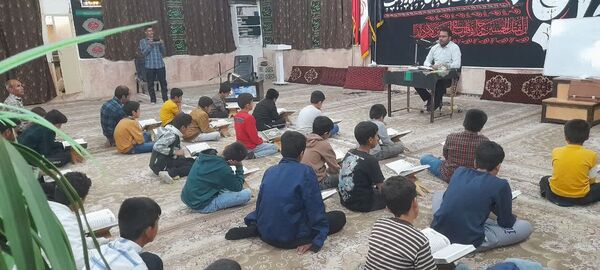 جلسه قرآنی و آموزش تخصصی قرائت قرآن کریم شهدای فدافن