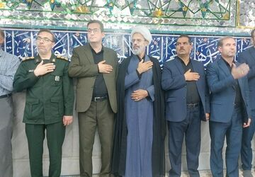 برگزاری سوگواره احلی من العسل در محل امامزاده سید عباس بجنورد