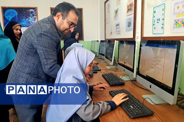 افتتاح سایت رایانه در مدرسه دخترانه موعود ملارد