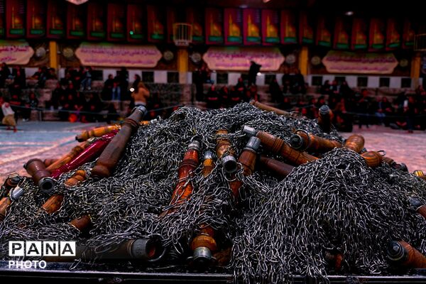 آیین سوگواری امام سجاد (ع) و سومین روز شهادت شهدای کربلا در آباده