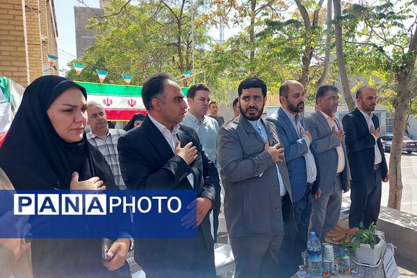 افتتاح زمین چمن مدرسه امام رضا(ع) پردیس