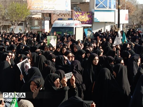 مراسم عزاداری سید علی خامنه‌ای (قدس سره )رهبر جمهوری اسلامی ایران در شهرستان کاشمر 