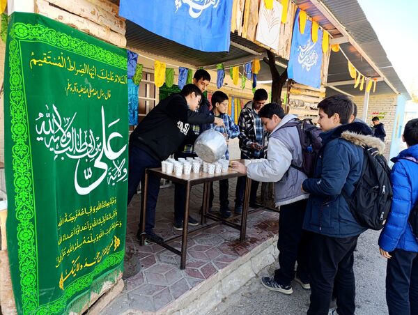 موکب مدرسه قفلی در مشهد