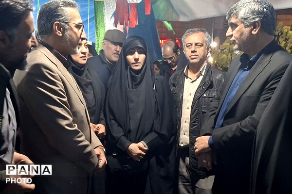 مراسم چهلمین روز شهادت دانش آموزان مدرسه شجره طیبه میناب در پردیس