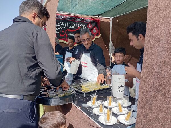 برپایی موکب اربعینی در خلیل آباد