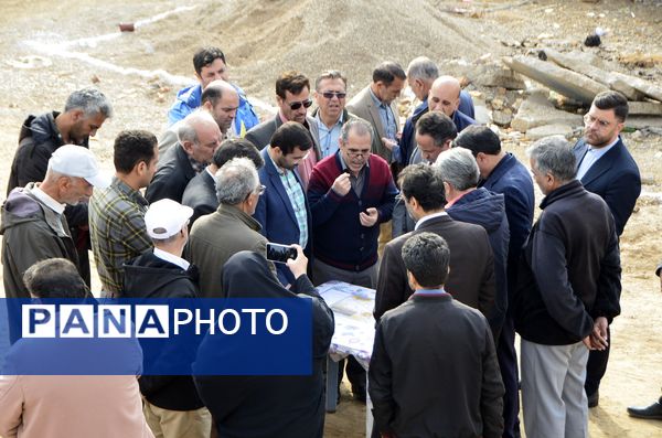 کلنگ‌زنی پروژه تصفیه آب در نیشابور با حضور مسئولان شهرستان نیشابور و استان خراسان رضوی