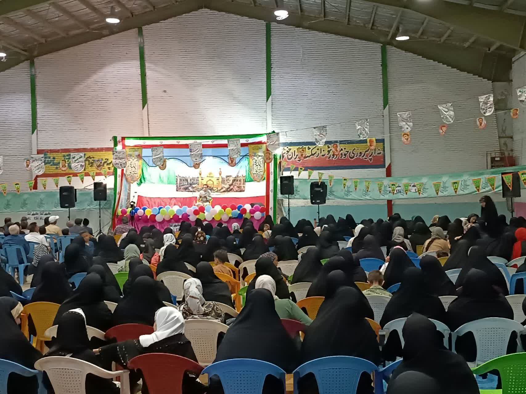 مردم رباط سنگ در مراسم عید غدیر جنایت رژیم صهیونسیتی را محکوم کردند