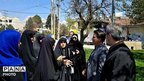 بازدید شهردار و معاونین مشکین دشت از بوستان‌های سطح شهر 