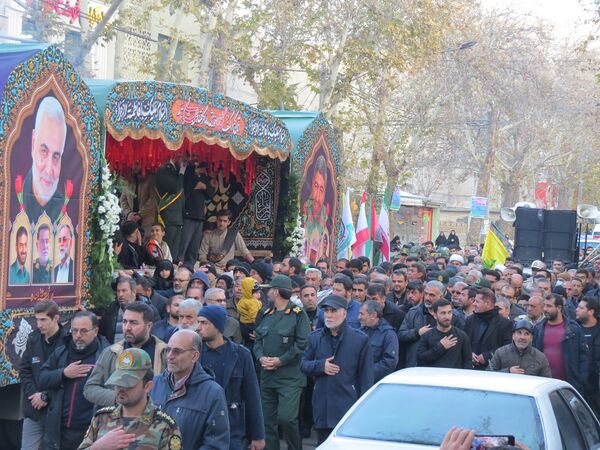 استقبال از شهدای گمنام در شهرستان بجنورد 