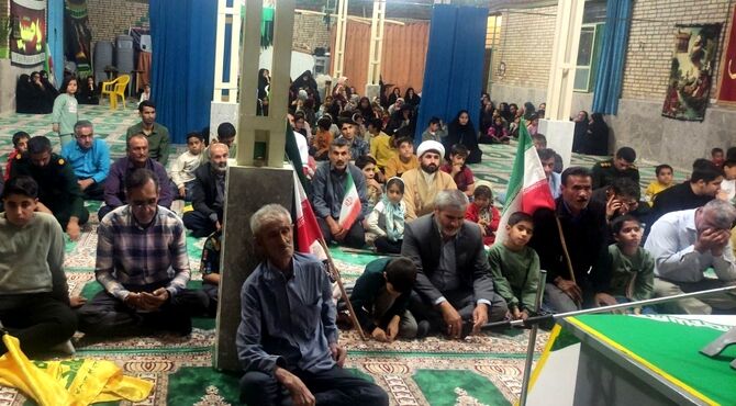 برگزاری مراسم یادواره شهدا در کنار تجمعات مردمی امام‌آباد 