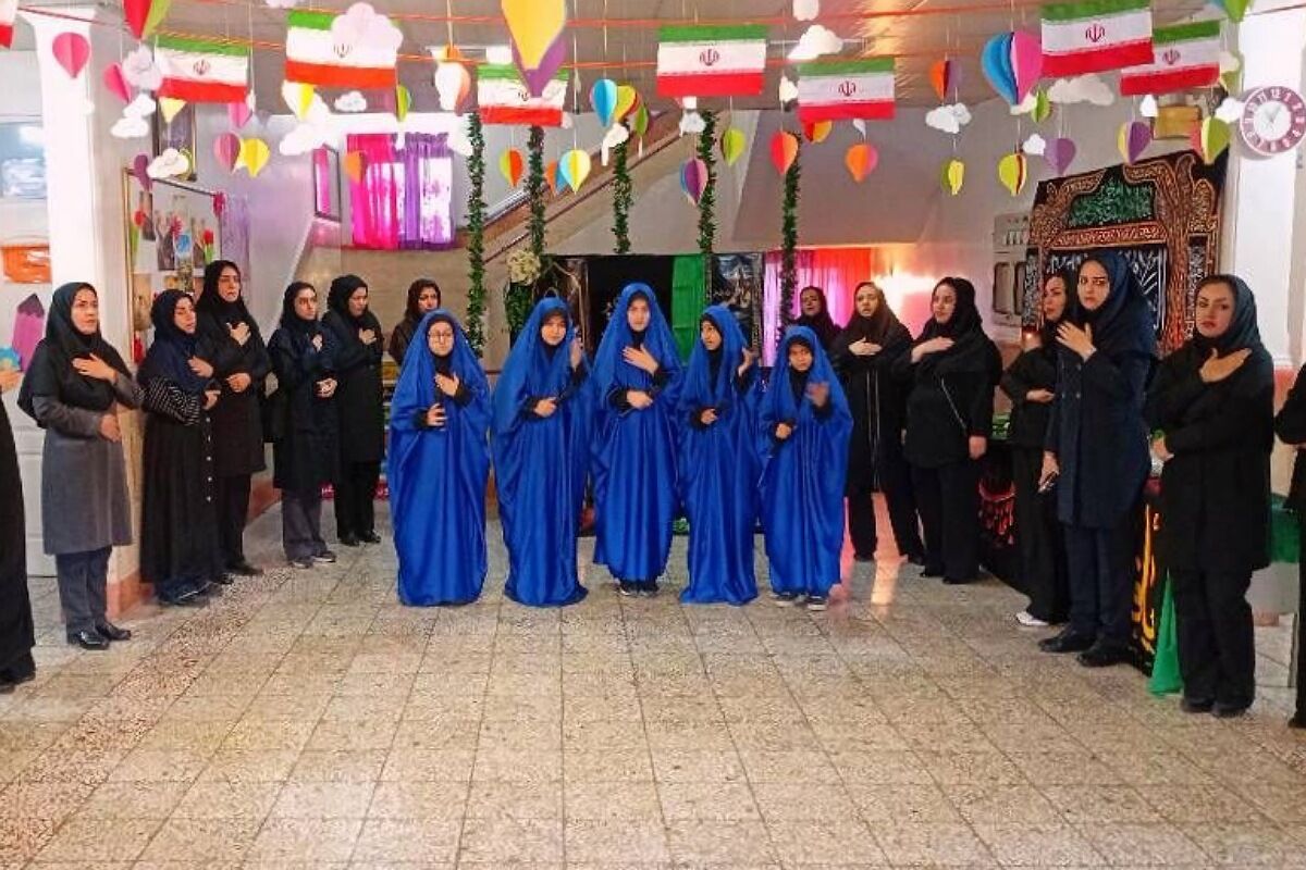 برپایی موکب به مناسبت شهادت حضرت زهرا (س) در مدارس ناحیه دو شهرری 