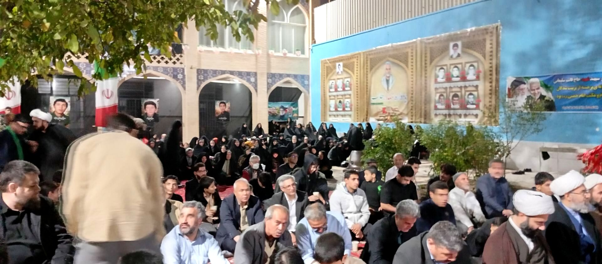 یادواره شهدای طلاب و روحانیت در حوزه علمیه آیت الله حکیم شهرستان شیروان