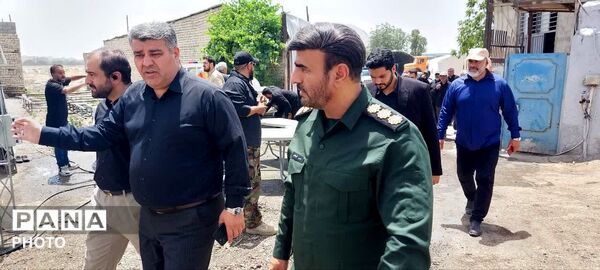 بازدید نمایندگان سازمان بازرسی استان البرز از موکب عاشقان امام شهید 
