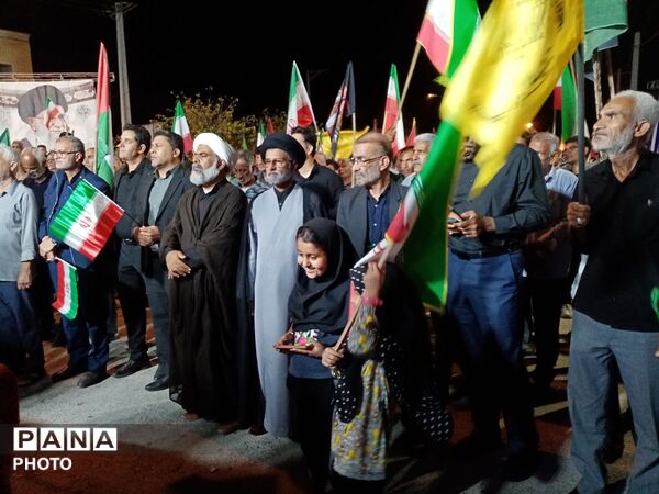 مردم فین هرمزگان با آرمان‌های انقلاب اسلامی
