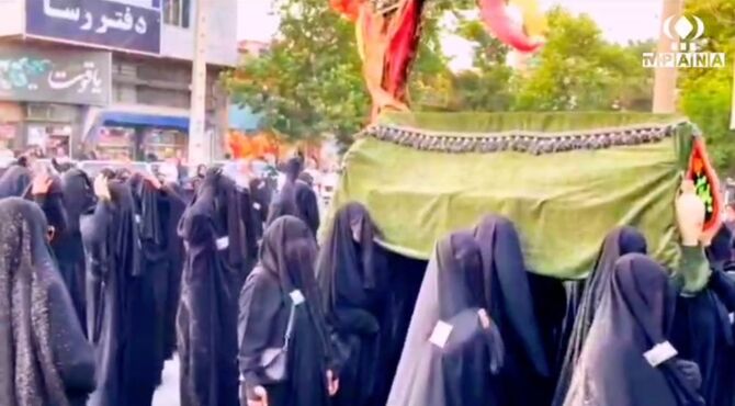 مردم کلاله ارادت خود به اهل‌بیت را نمایان کردند