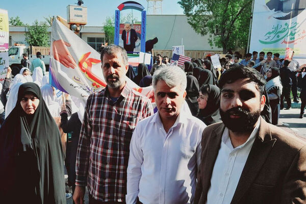 راهپیمایی 13 آبان در بوشهر