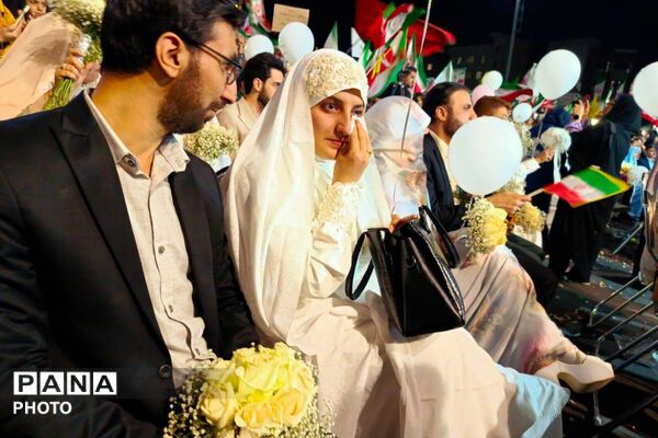 مراسم ازدواج آسان ۴۷ زوج جان فدا در شهرری