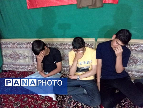 مراسم عزاداری شهادت امام محمد باقر(ع) در شهر جعفریه قم 