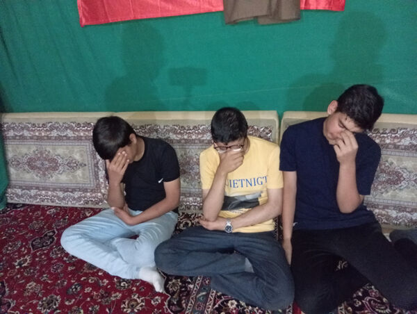 مراسم عزاداری شهادت امام محمد باقر(ع) در شهر جعفریه قم 