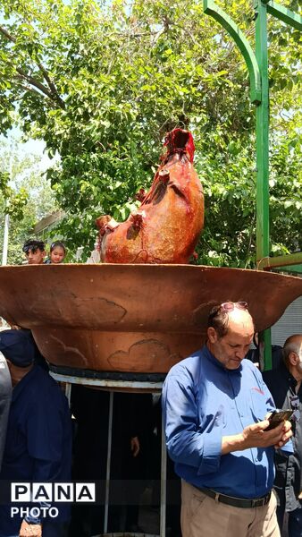 مراسم عزاداری تاسوعای  حسینی در حسینیه ابوالفضلی کاشمر 