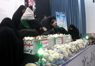 مراسم استقبال از شهید گمنام در اداره کل آموزش و پرورش استان بوشهر 