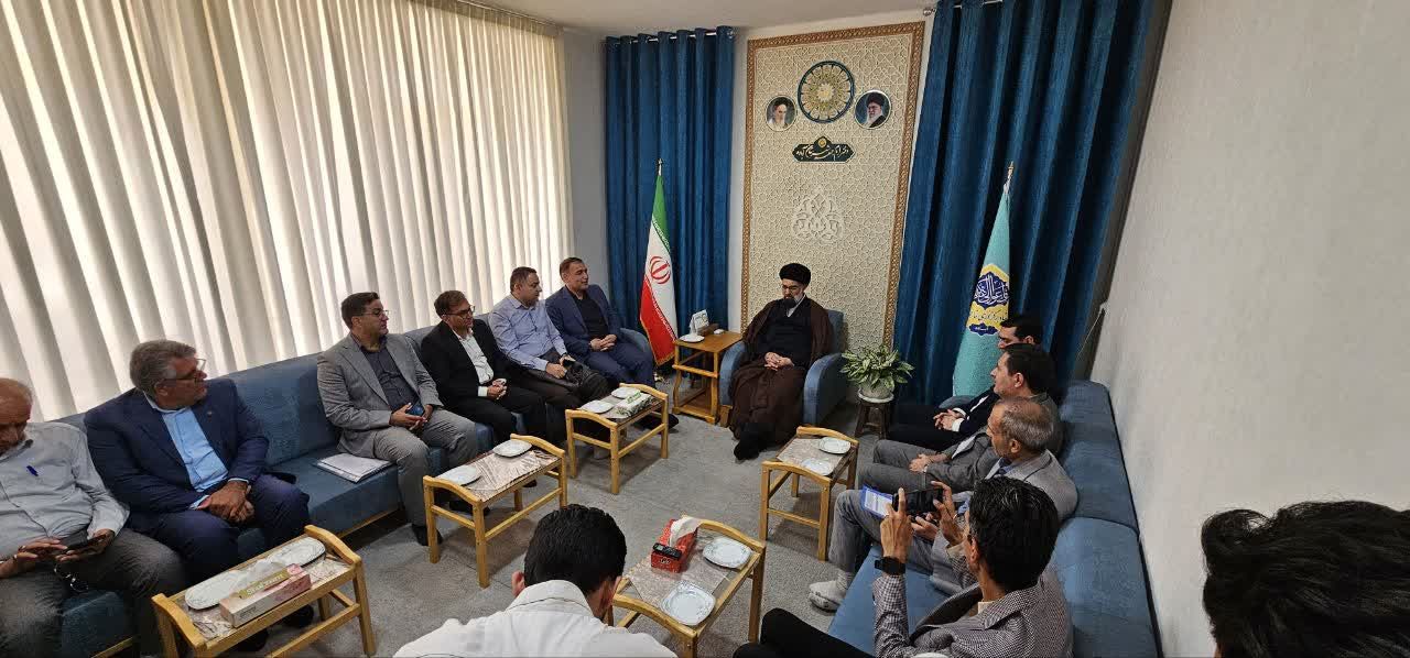 دیدار معاون اقتصادی استاندار فارس با امام جمعه شهرستان آباده