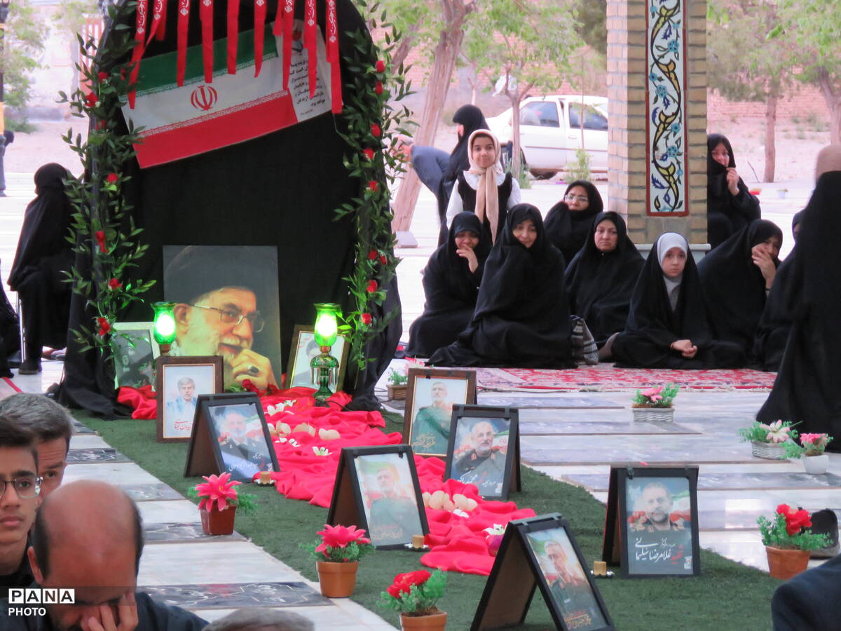 مراسم اربعین قائد شهید امّت آیت‌الله‌العظمی امام خامنه‌ای  و سرداران وطن در خلیل آباد