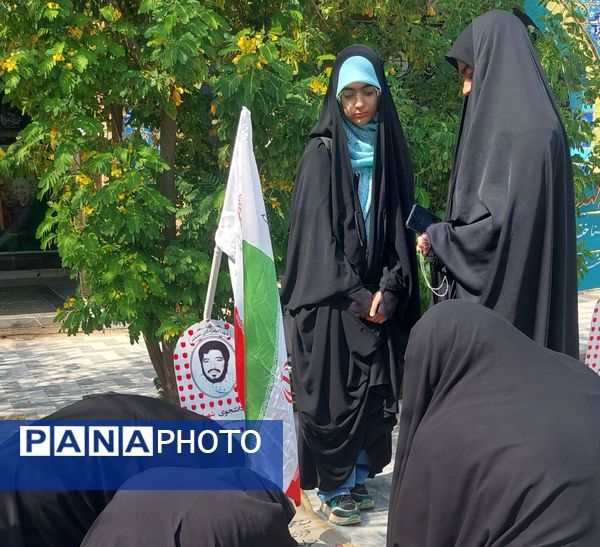 کاروان راهیان نور دانش‌آموزان دختر خراسان شمالی