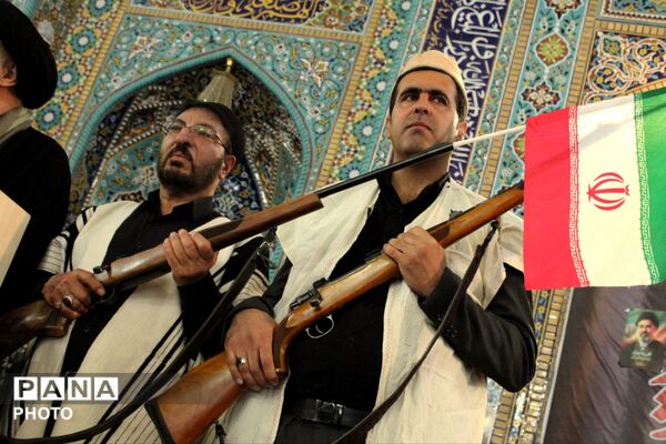 ‌حضور قوم بختیاری در تشییع شهید سجاد نادری