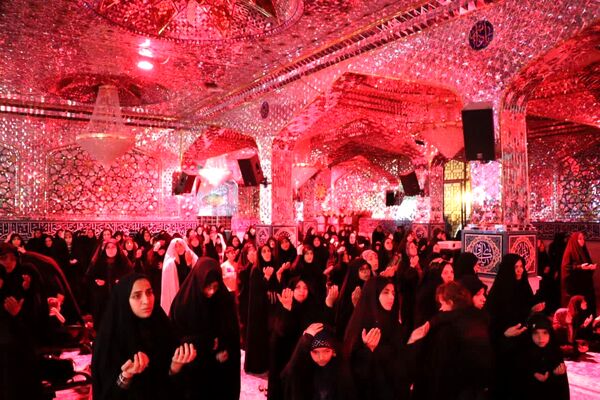 عزاداری ابا عبدالله الحسین (ع)  در امامزاده سید عباس در بجنورد 