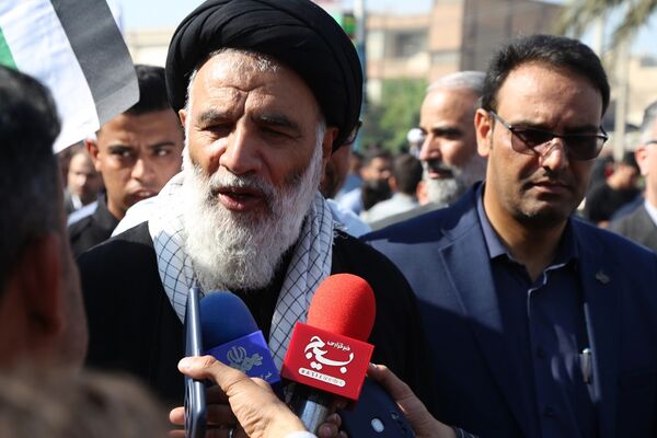 دانش آموزان اهوازی انزجار از استکبار جهانی را در قاب دوربین پانا ثبت کردند