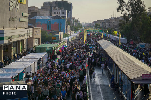 جلوه‌هایی از مهمانی 10 کیلومتری غدیر