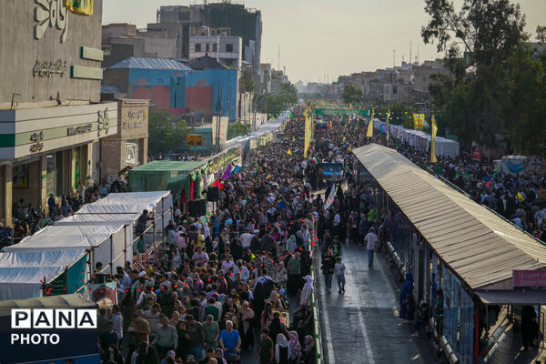 جلوه‌هایی از مهمانی 10 کیلومتری غدیر