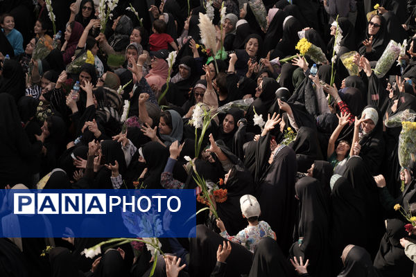 جلوه هایی از کاروان نمادین ورود کریمه اهل بیت به قم