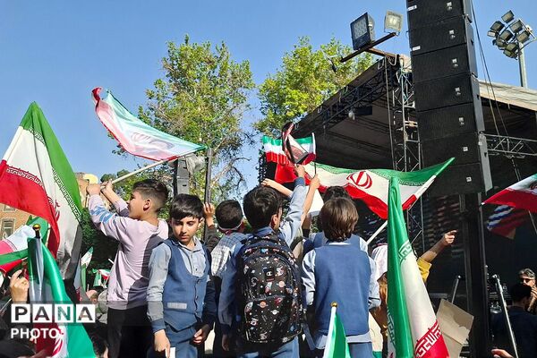 اجتماع سراسری «اقتدار ایران سرافراز» جان فدایان امام رضایی شهرستان ورامین
