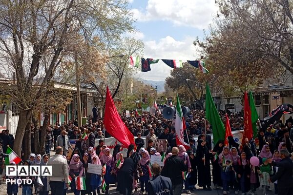 راهپیمایی روز قدس در استهبان